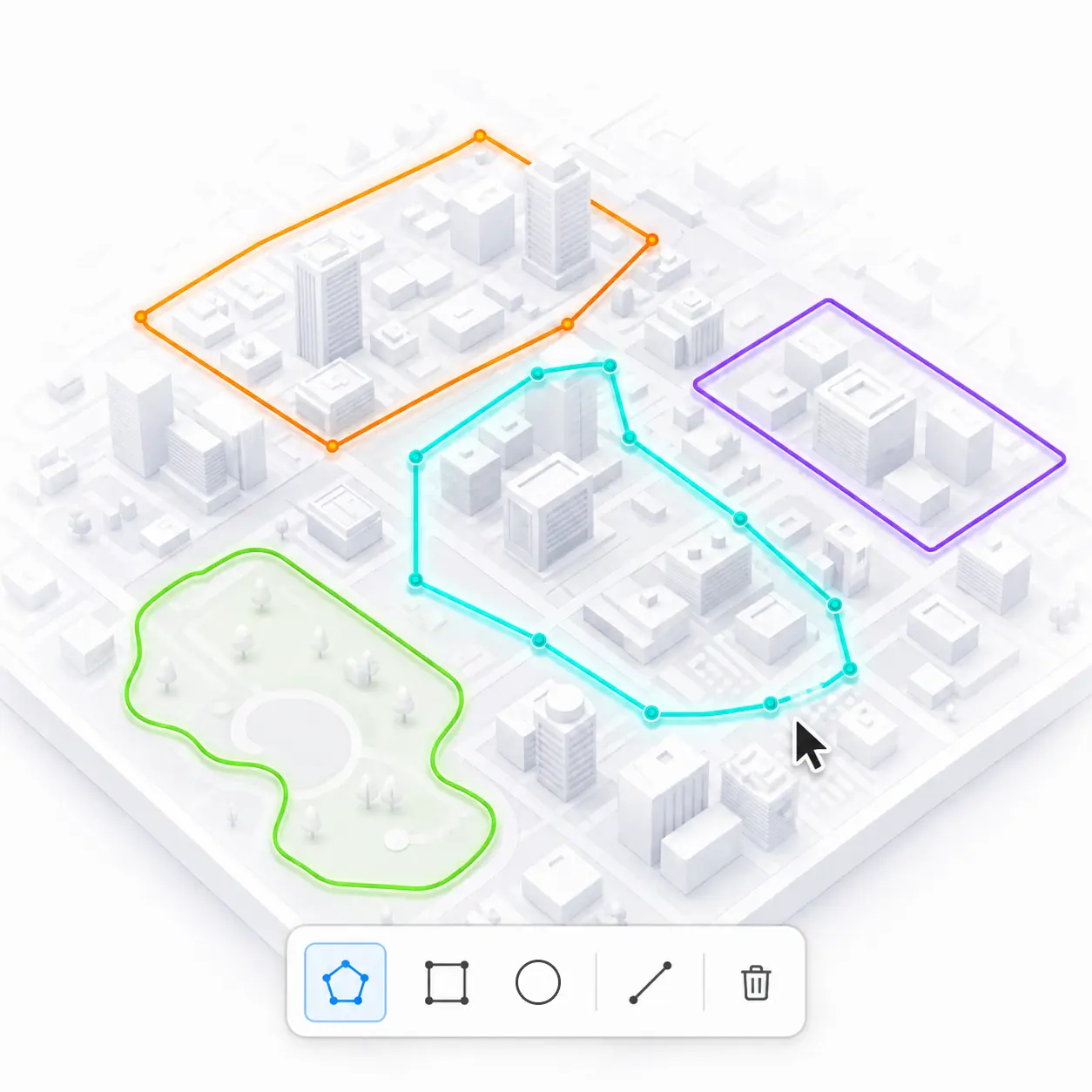 Visual territory editor